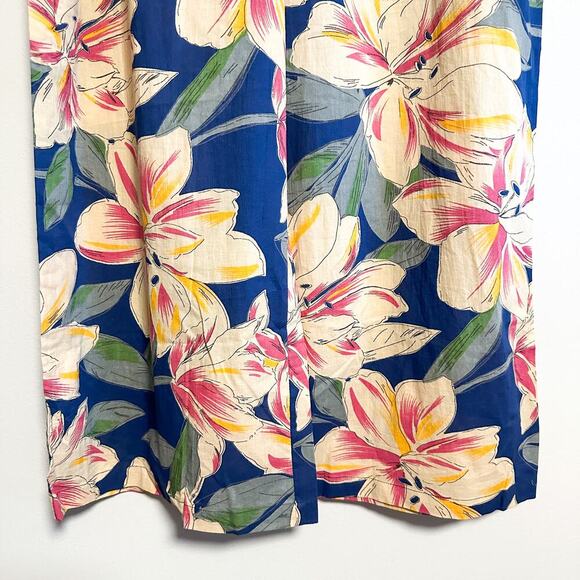 Jisora Large Floral Tropical Pull-On Wide Leg Pants Size XL - Picture 5 of 10